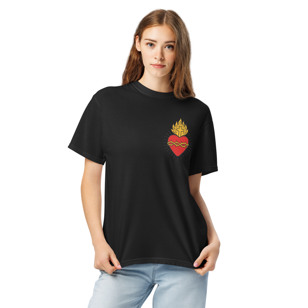 Sacred Heart | Unisex Heavyweight T-Shirt
